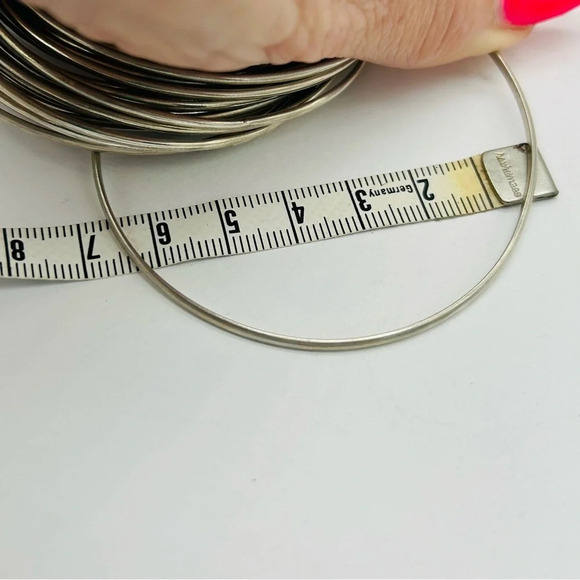 Silpada Sterling 21 Bangle Salute Interlocking Set - Picture 5 of 6